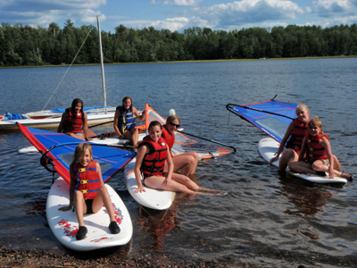 WeHaKee Camp for Girls | Paddle boarding at WeHaKee